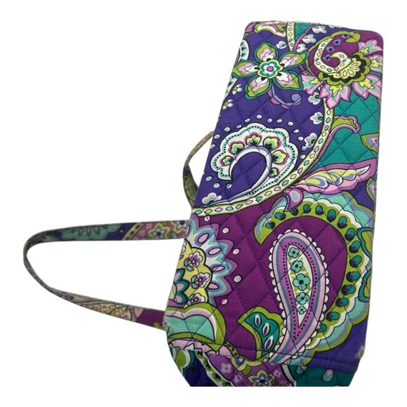 Vera Bradley Signature Laptop Tote Bag Multicolored Paisley Print - Picture 8 of 14